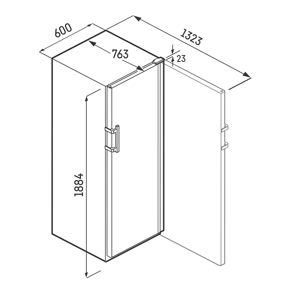 Vinoteca Liebherr para 229 botellas -WPbli5231. . Negro-2