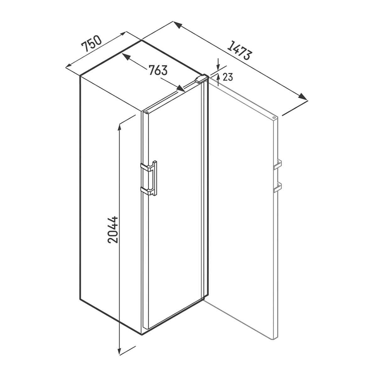 Vinoteca Liebherr para 324 botellas - WSbli7731 Negro-2