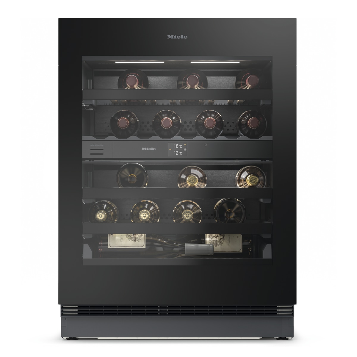 Imagem 0 de Garrafeira Encastrável Miele KWTUS 7096 obsw Capacidade de 32 Garrafas - Preto