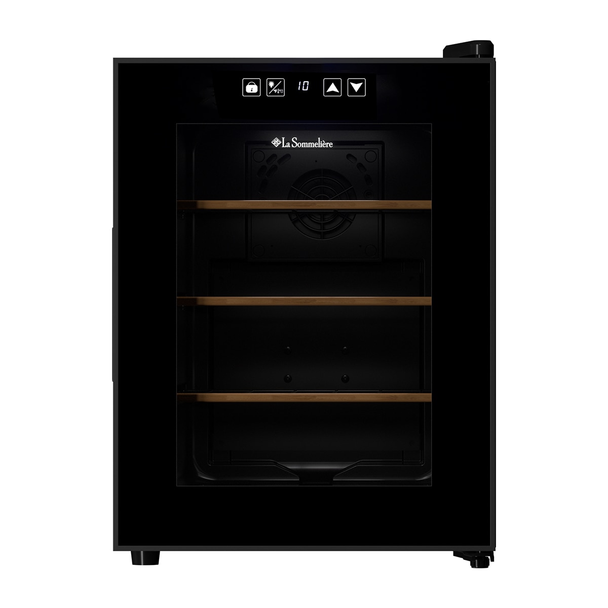 Vinoteca La Sommeliere para 12 botellas híbrida - 12SILENCE Negro-2
