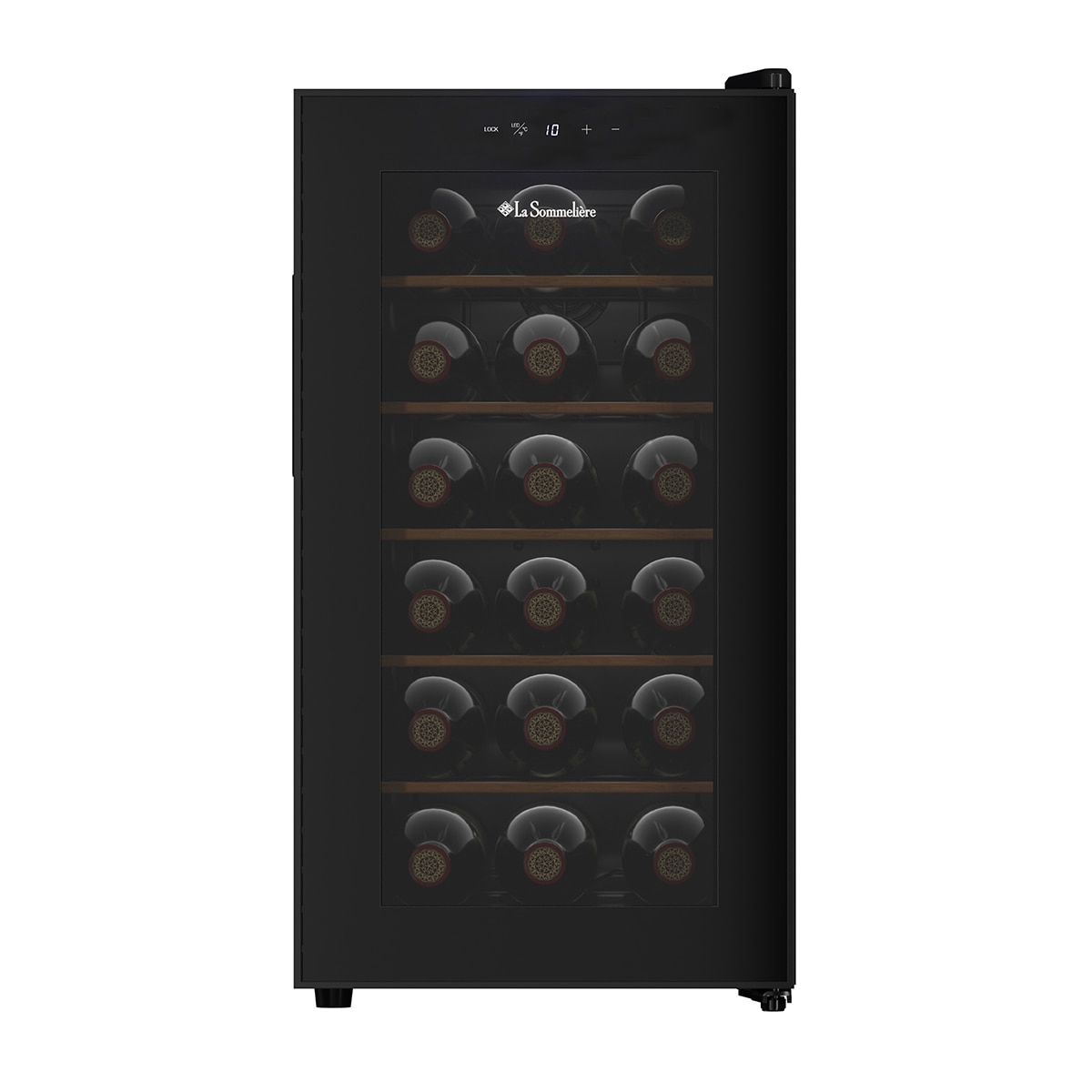 Vinoteca La Sommeliere para 18 botellas híbrida - 18SILENCE Negro-2