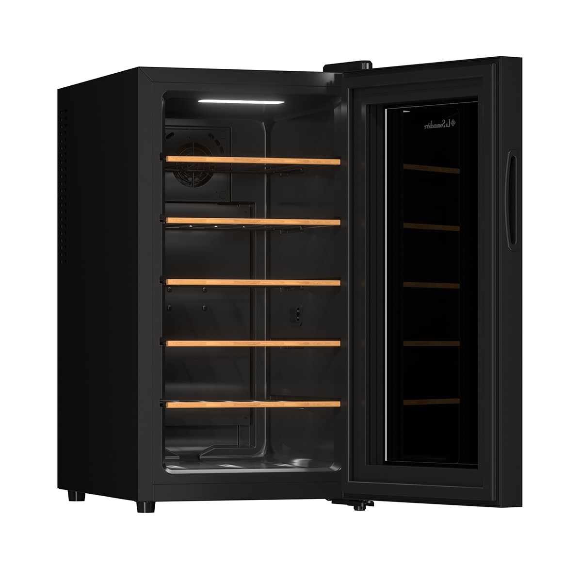 Vinoteca La Sommeliere para 18 botellas híbrida - 18SILENCE Negro-3