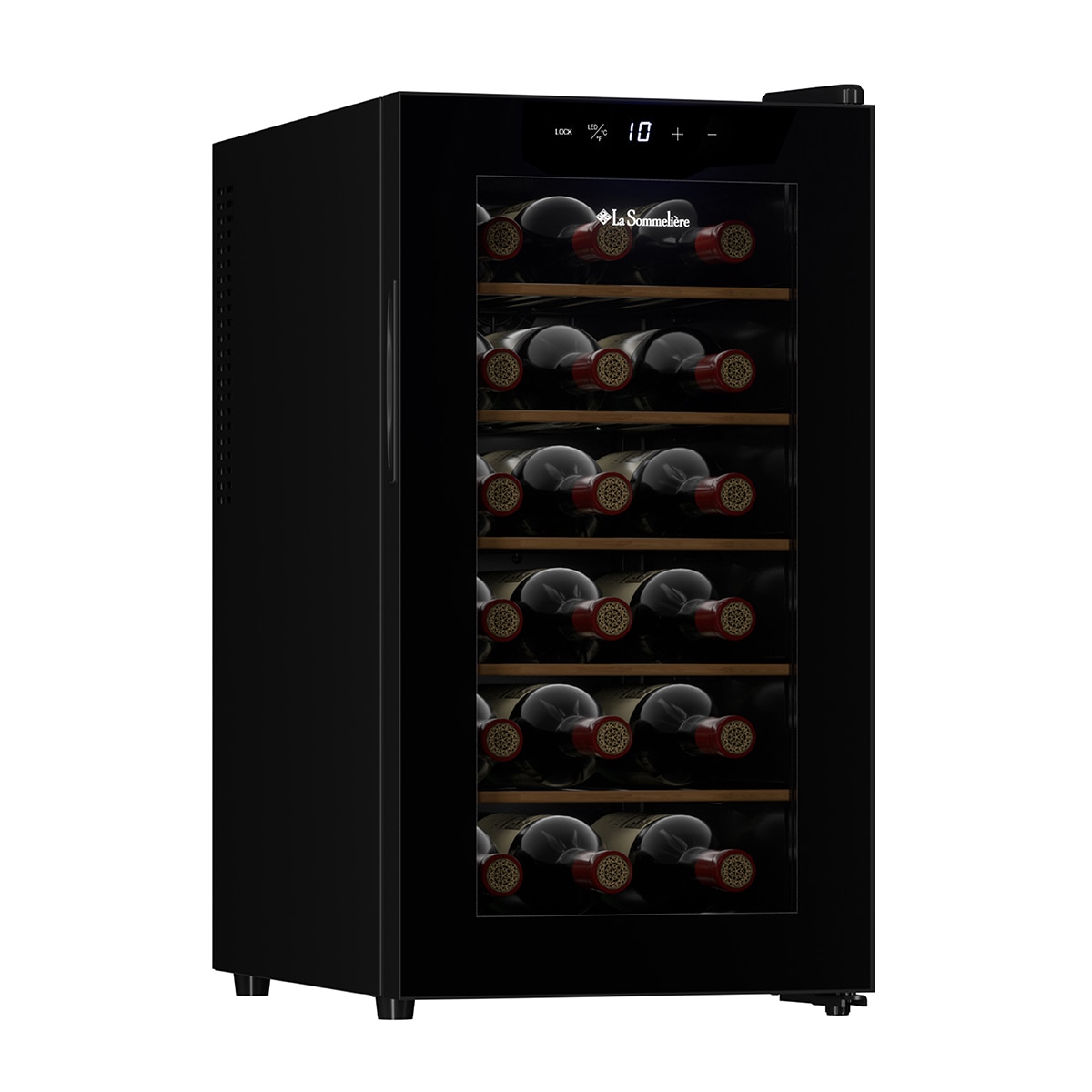 Vinoteca La Sommeliere para 18 botellas híbrida - 18SILENCE Negro-5