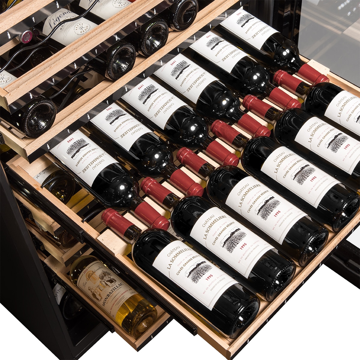 Vinoteca La Sommeliere inteligente para 149 botellas - ECELLAR150G2 Negro-9