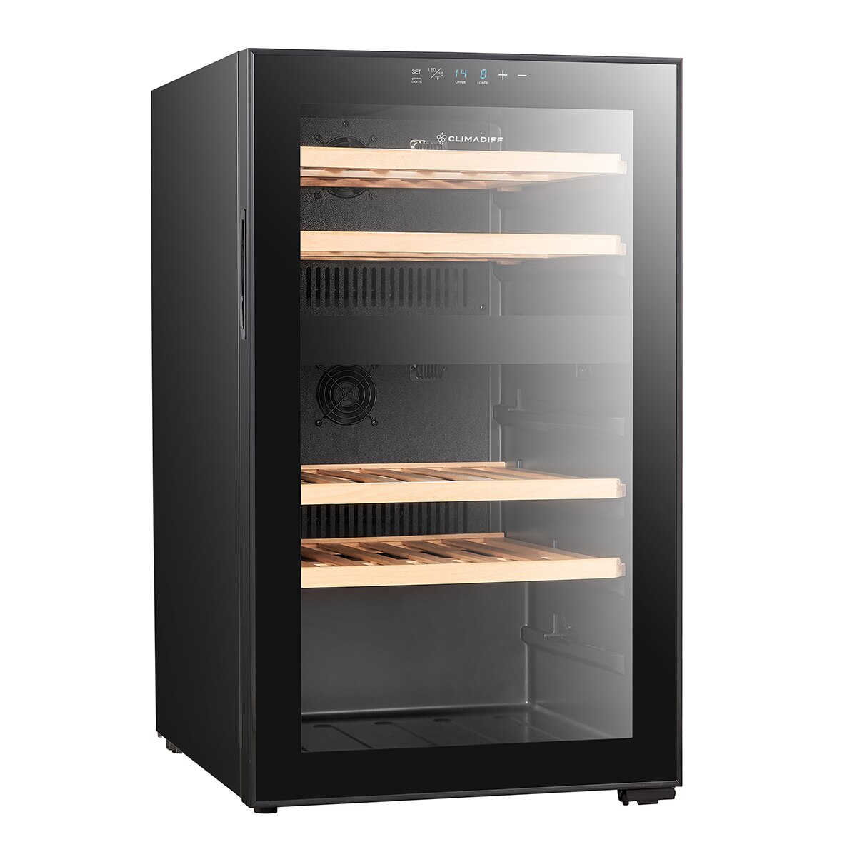 Climadiff – Vinoteca Climadiff para 52 botellas 2 temperaturas – CEPAGE52DZF.