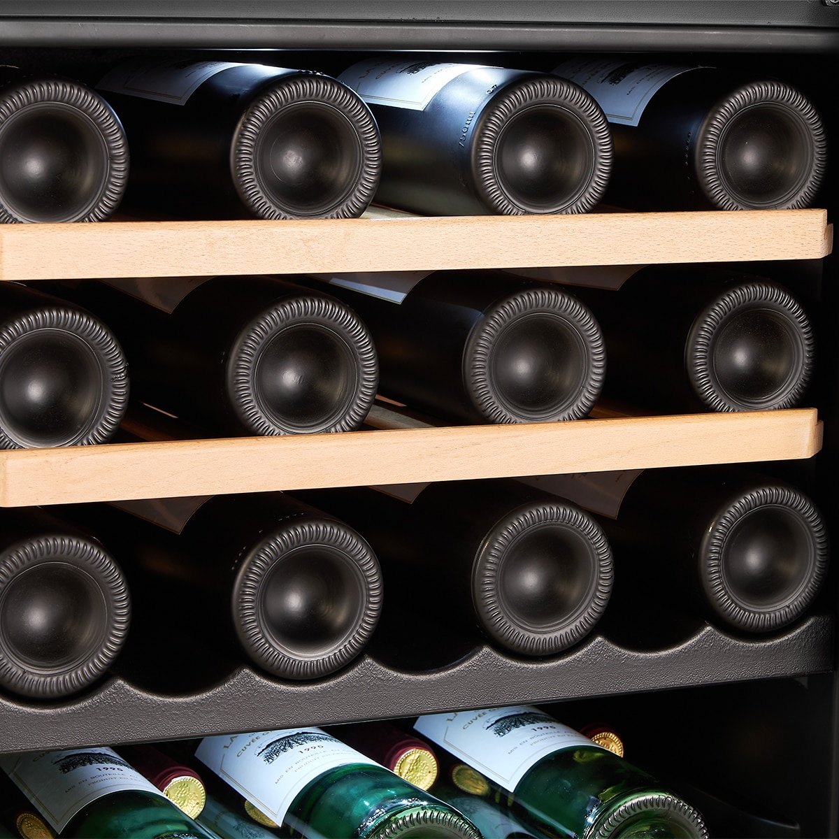 Vinoteca Climadiff para 52 botellas 2 temperaturas - CEPAGE52DZF Negro-7