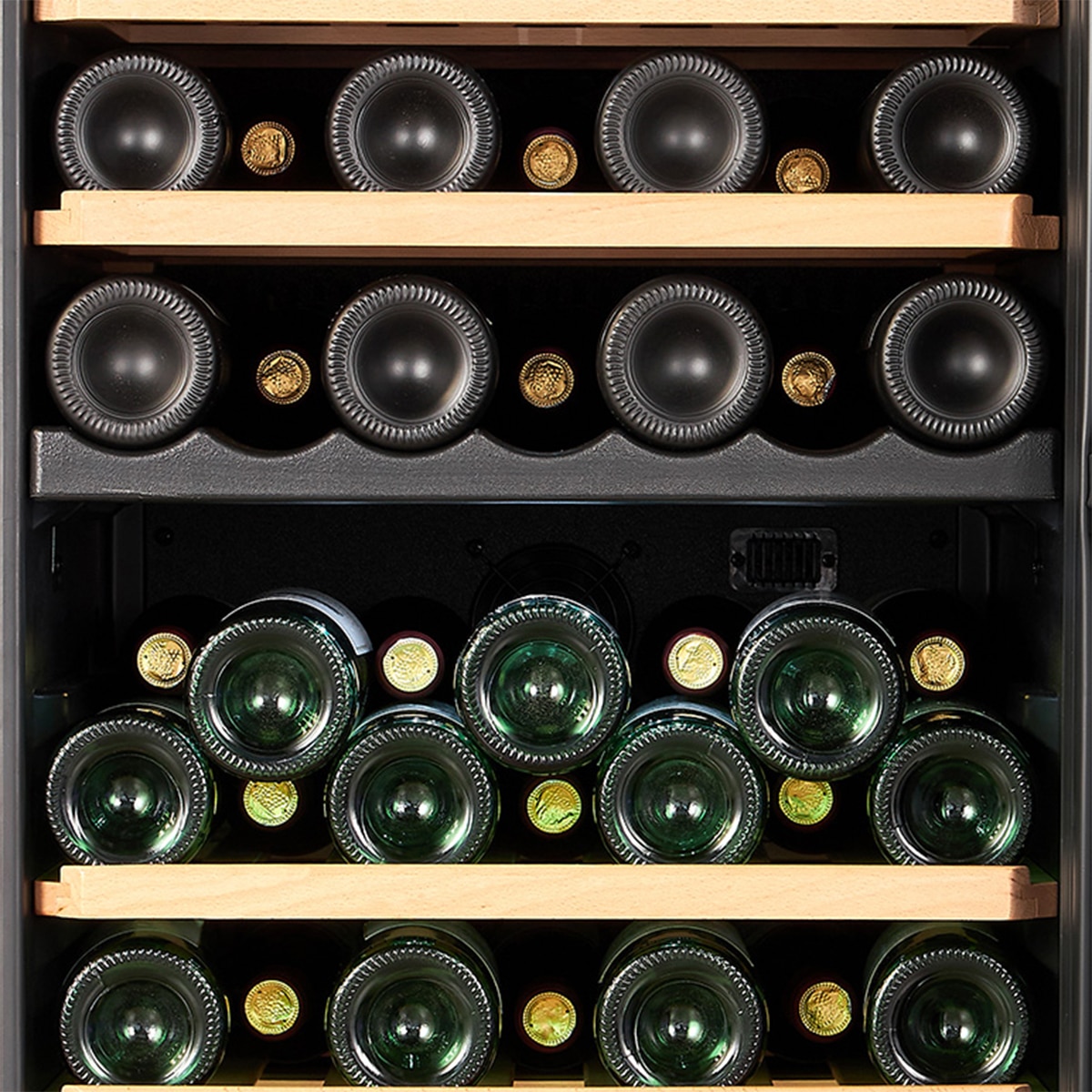 Vinoteca Climadiff para 52 botellas 2 temperaturas - CEPAGE52DZF Negro-8
