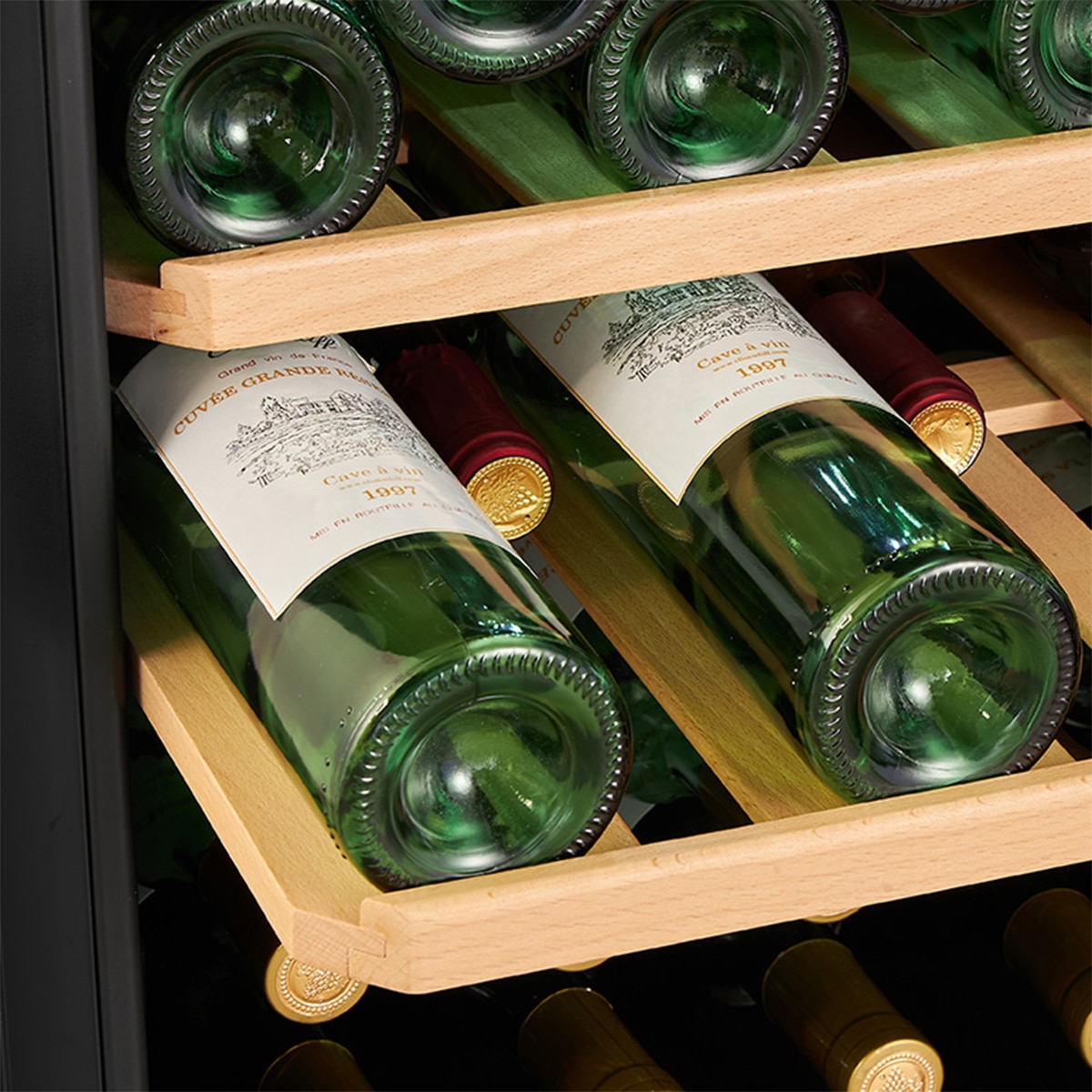 Vinoteca Climadiff para 52 botellas 2 temperaturas - CEPAGE52DZF Negro-10