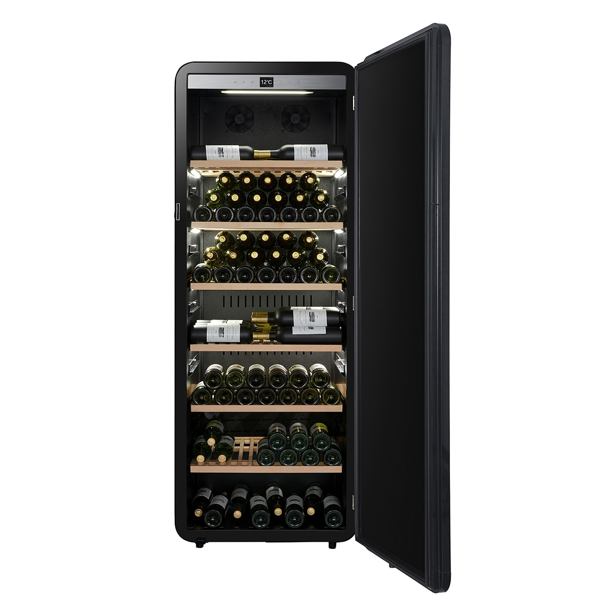 Vinoteca La Sommeliere para 254 botellas - APOGEE255N Negro-2