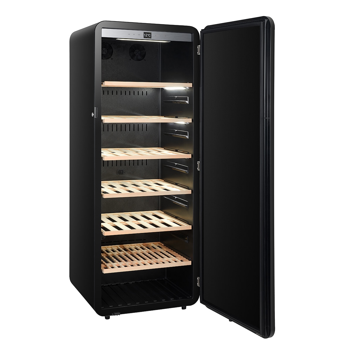 Vinoteca La Sommeliere para 254 botellas - APOGEE255N Negro-3