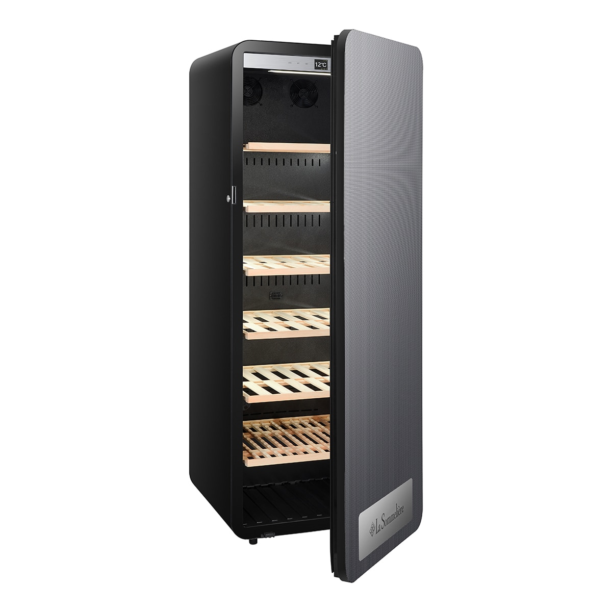 Vinoteca La Sommeliere para 254 botellas - APOGEE255N Negro-6