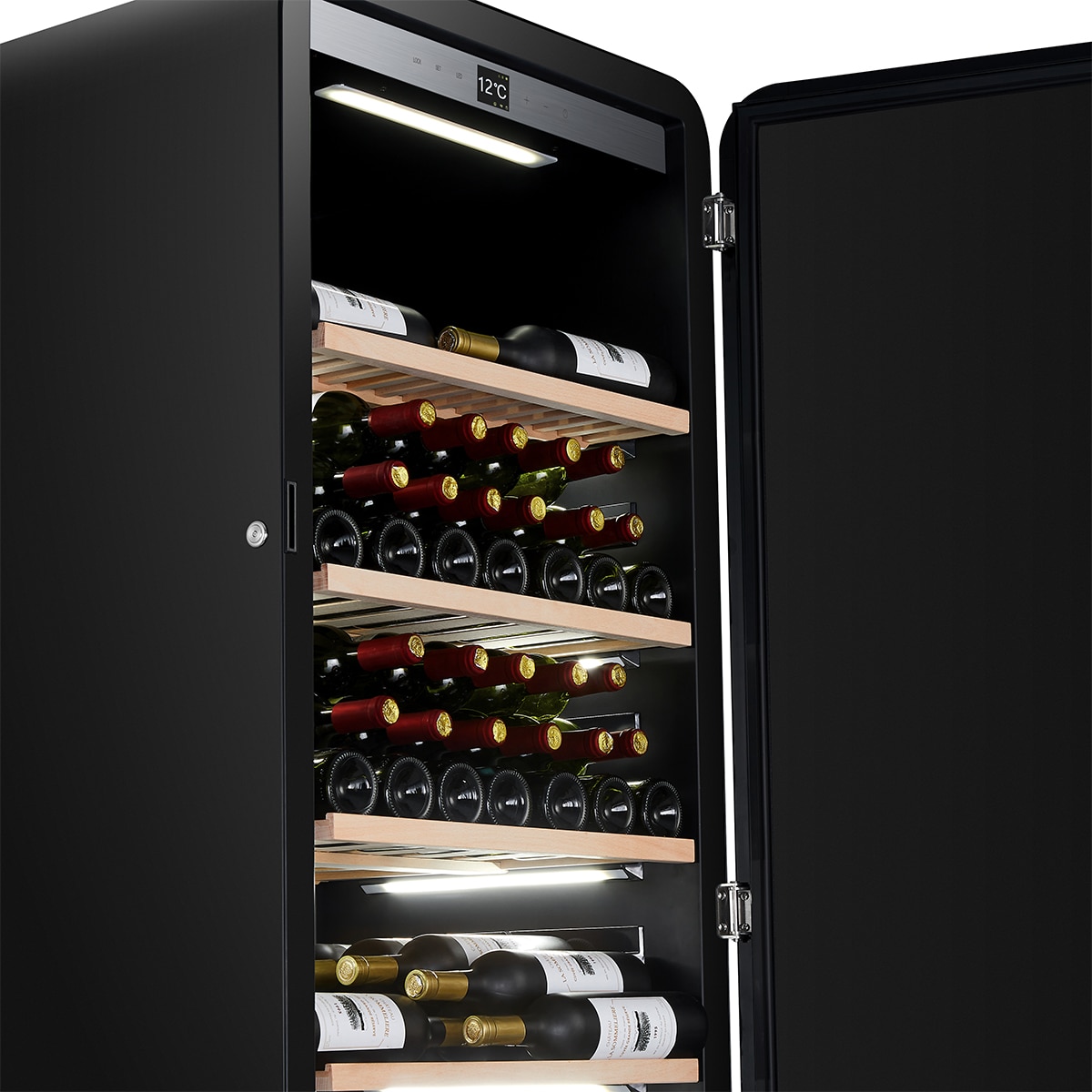 Vinoteca La Sommeliere para 254 botellas - APOGEE255N Negro-7