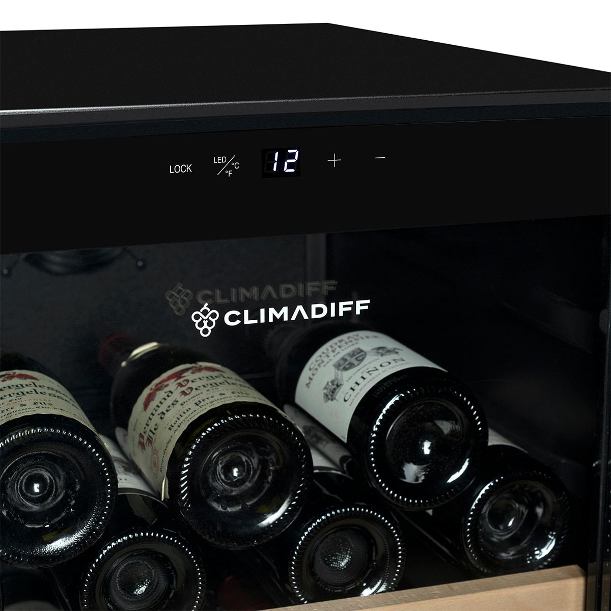 Vinoteca Climadiff inteligente para 108 botellas -CEPAGE108 Negro-7