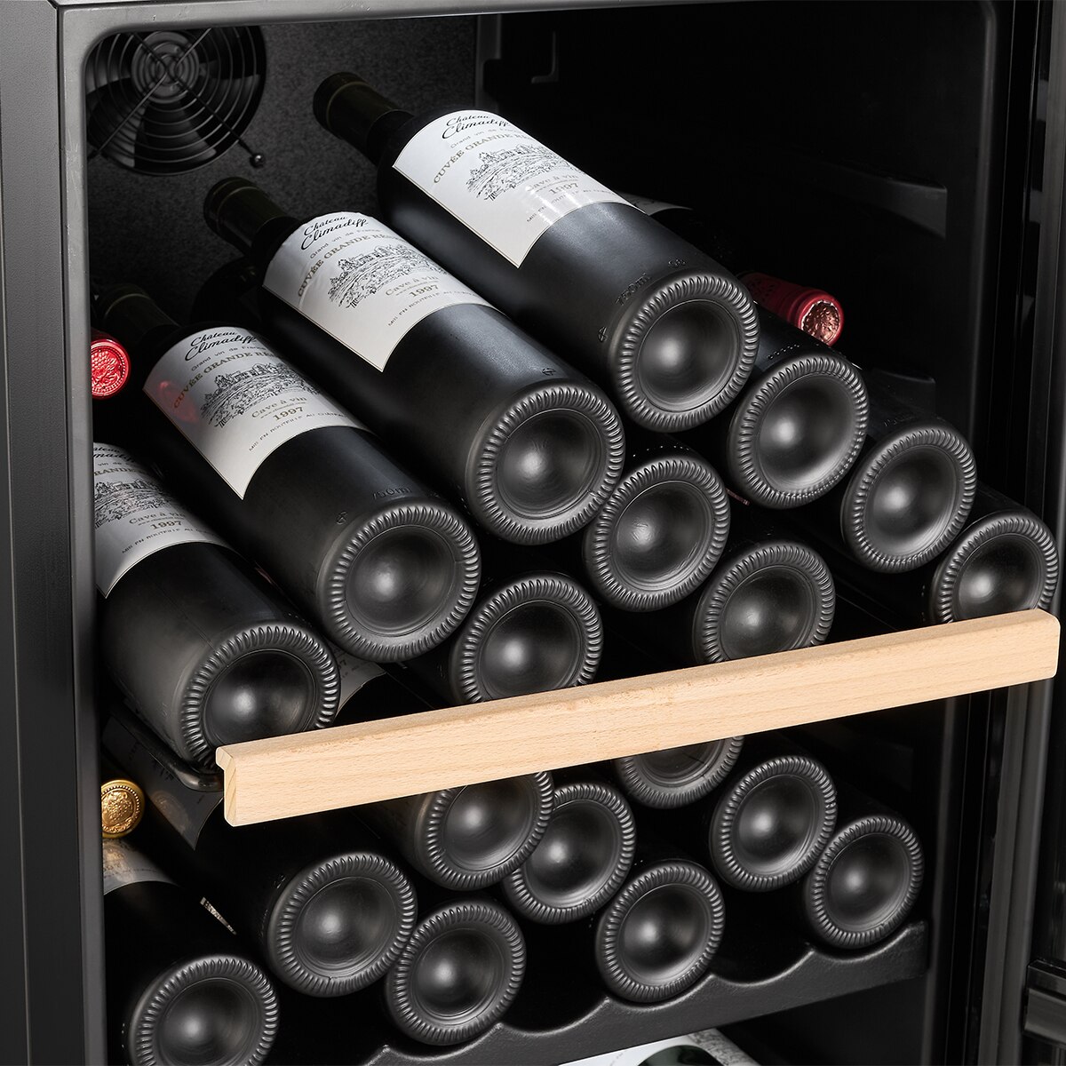 VinotecaClimadiff inteligente para 108 botellas - CEPAGE108DZ Negro-5