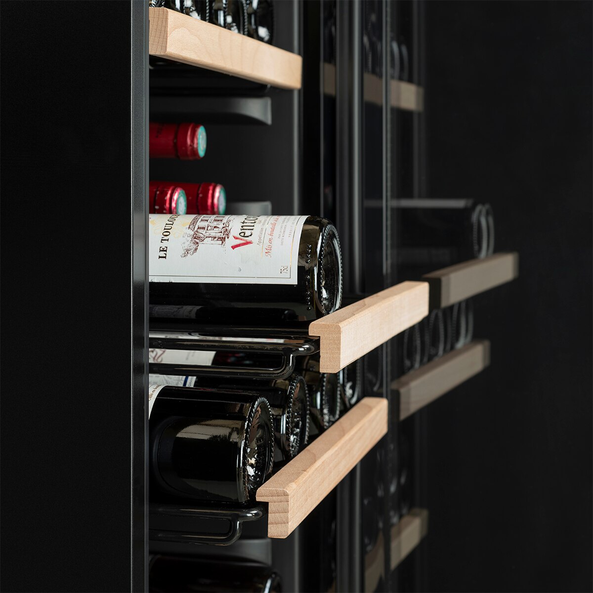 VinotecaClimadiff inteligente para 108 botellas - CEPAGE108DZ Negro-11