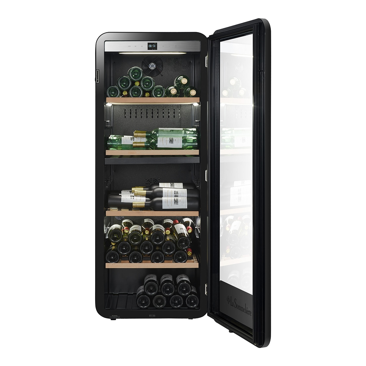 Vinoteca La Sommeliere para 143 botellas- APOGEE145DZN Negro-3