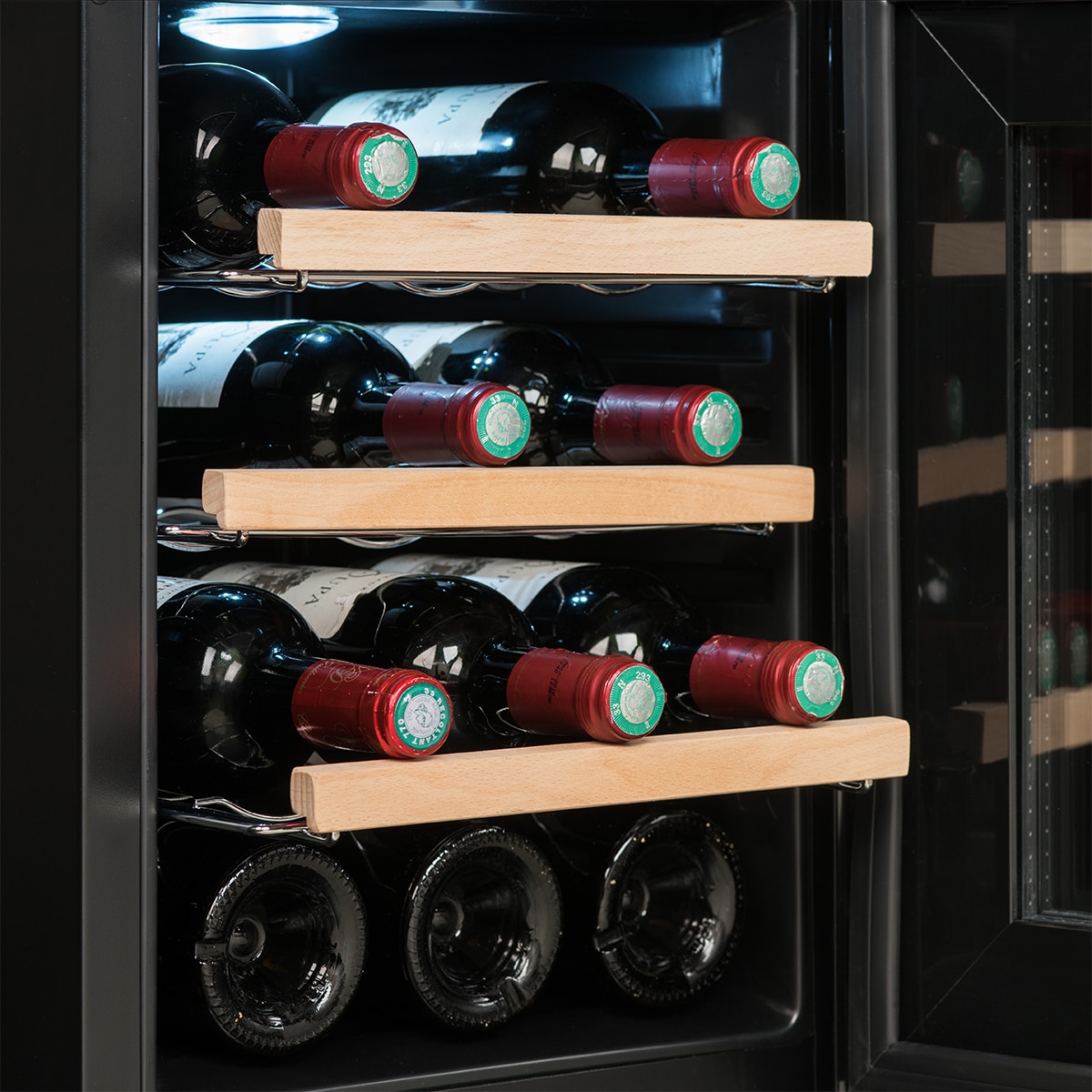 Vinoteca Climadiff para 12 botellas- CUVEE12 Negro-6