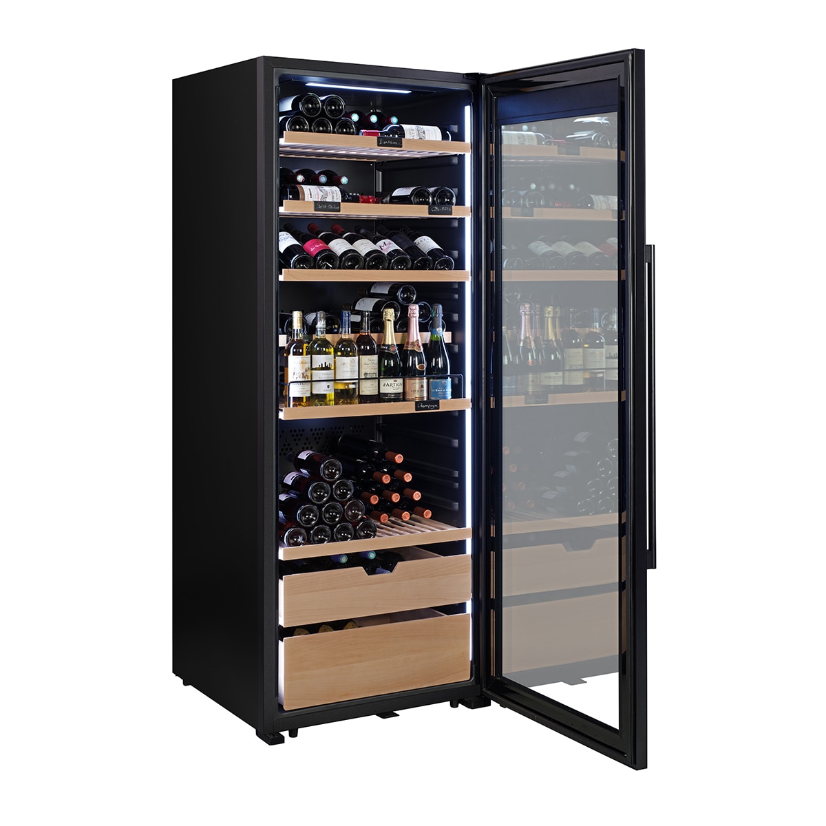 Vinoteca La Sommeliere para 273 botellas VIP273EDITION Negro-2