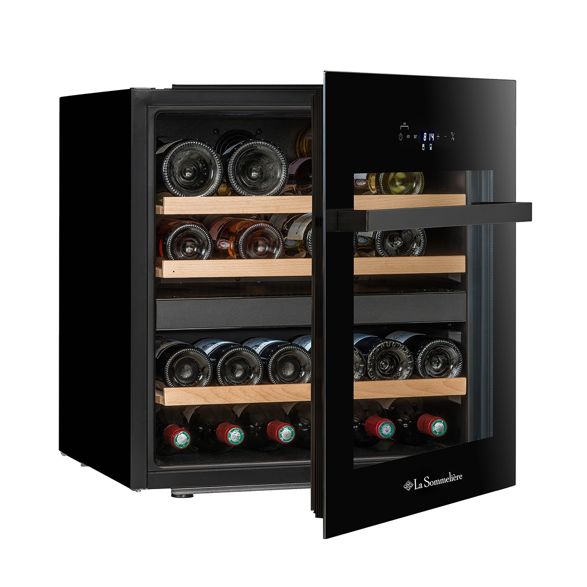 Vinoteca integrable La Sommeliere para 36 botellas Integrable En Columna 2 Zonas Temperatura - Lsbi36Bdz2 - Negro Negro-4