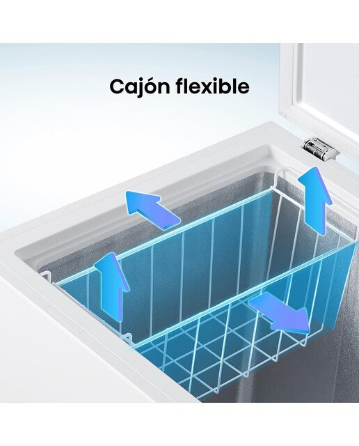 Congelador horizontal Hisense Defrost - FT386D4AWLYE - Blanco Blanco-9