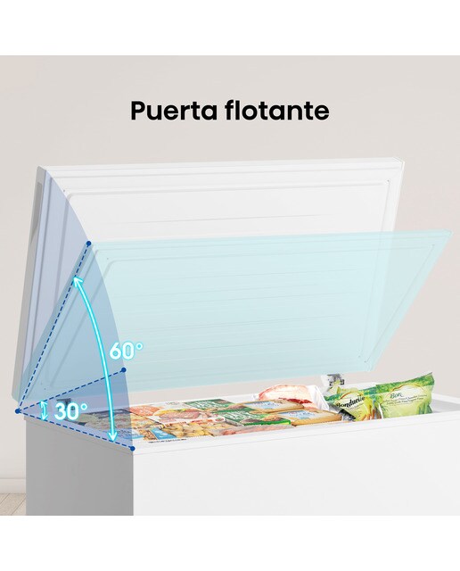 Congelador horizontal Hisense Defrost - FT386D4AWLYE - Blanco Blanco-10