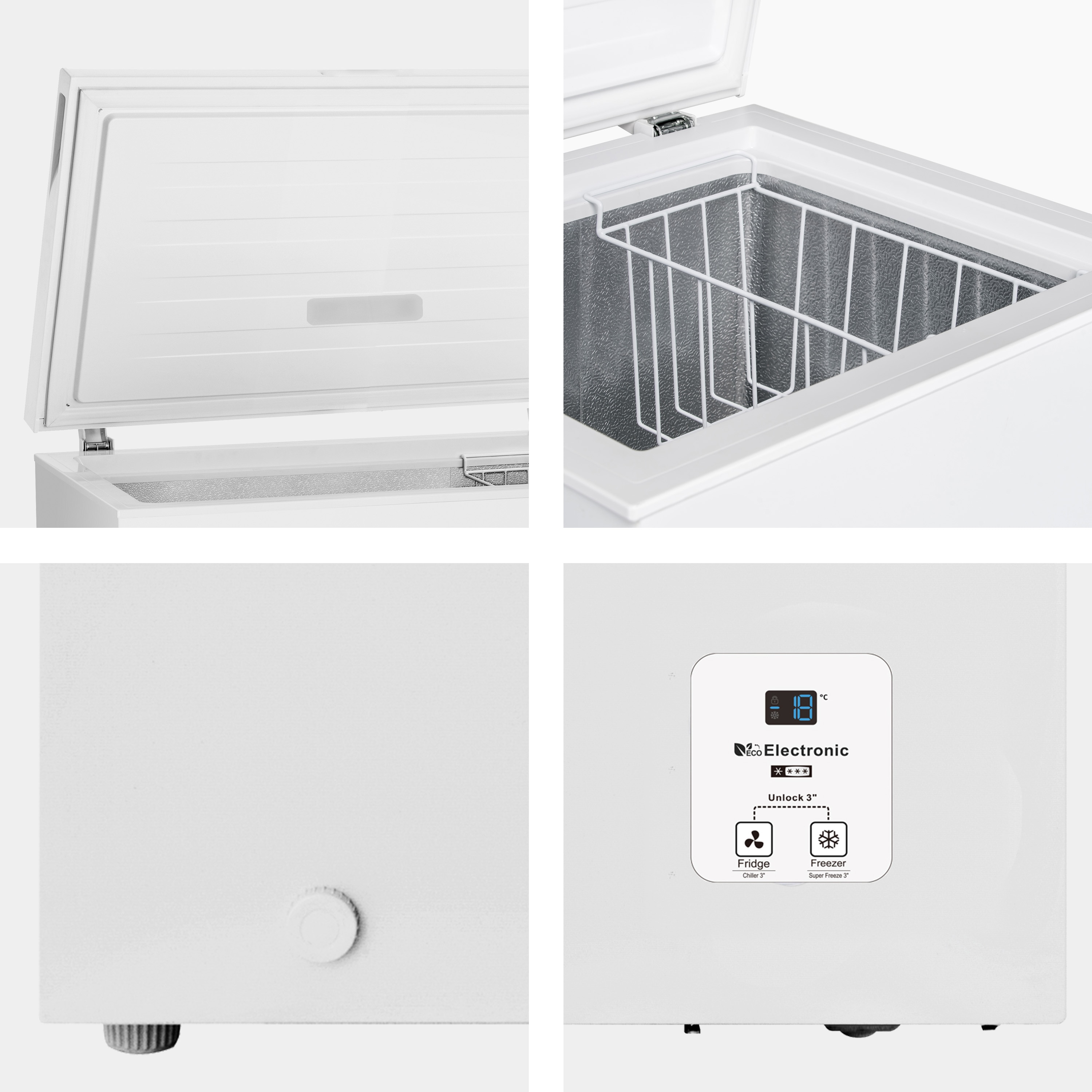 Congelador Horizontal Hisense Defrost - FT247D4AWYLE Blanco-5