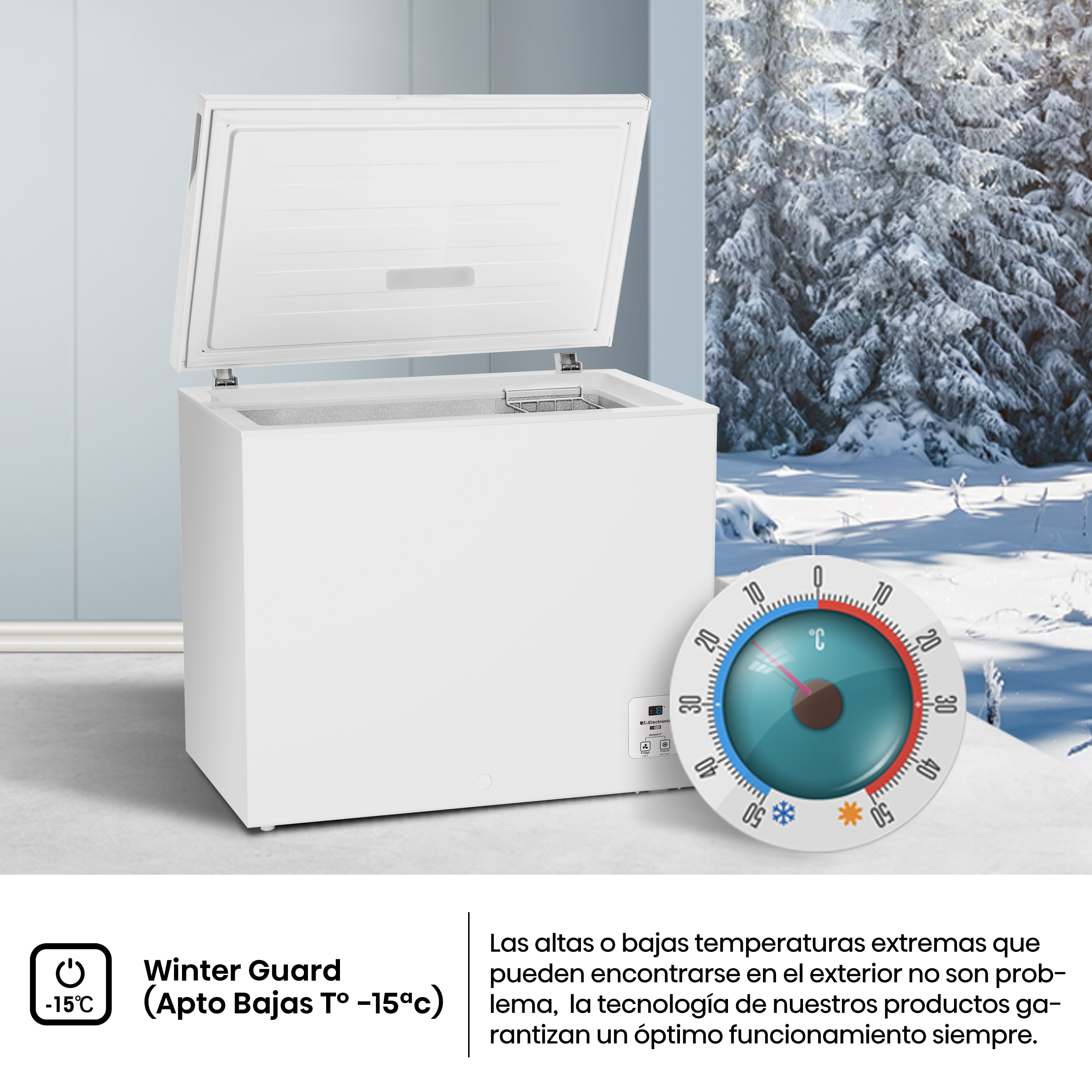 Congelador Horizontal Hisense Defrost - FT247D4AWYLE Blanco-12