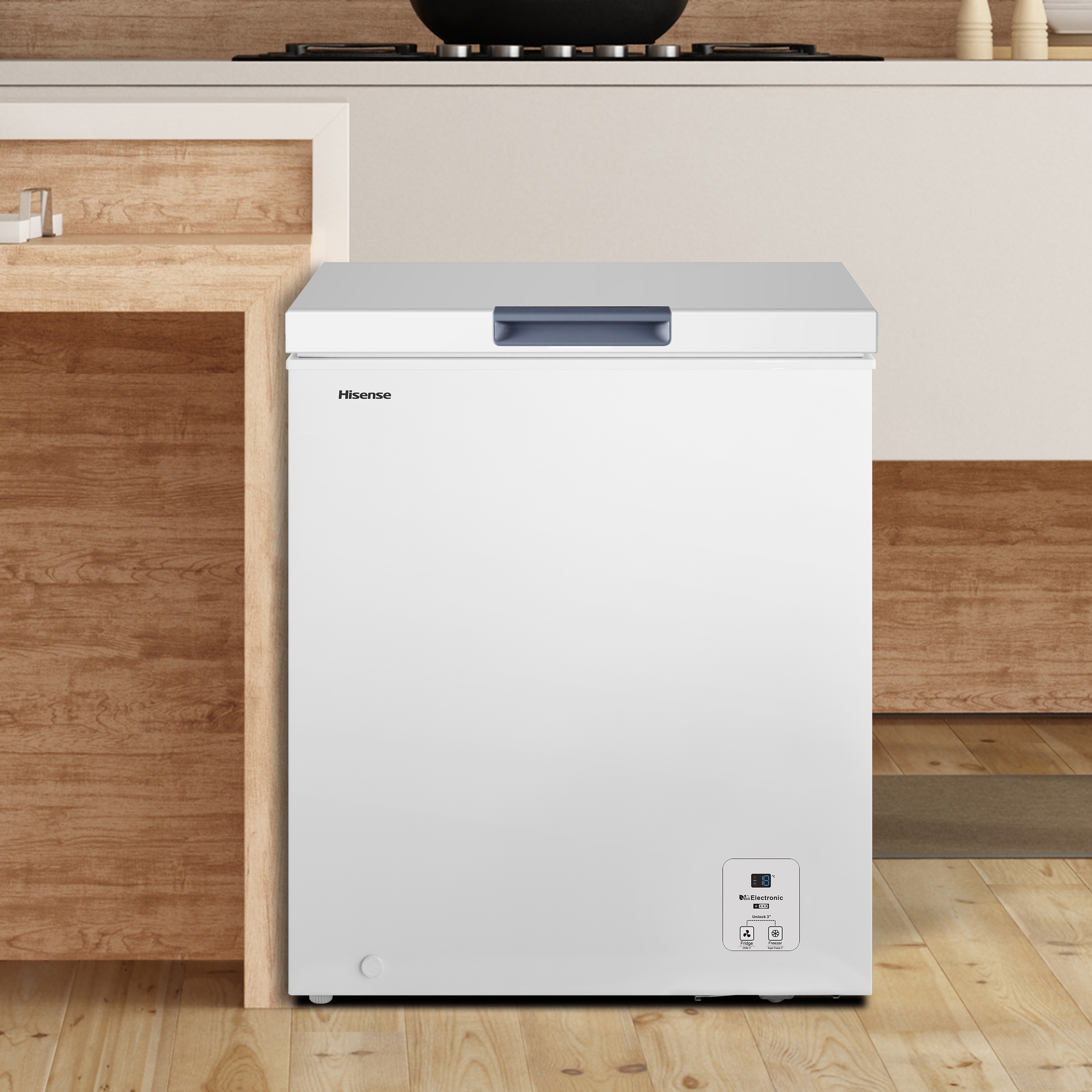 Congelador horizontal Hisense Defrost - FT184D4AWYE Blanco-6