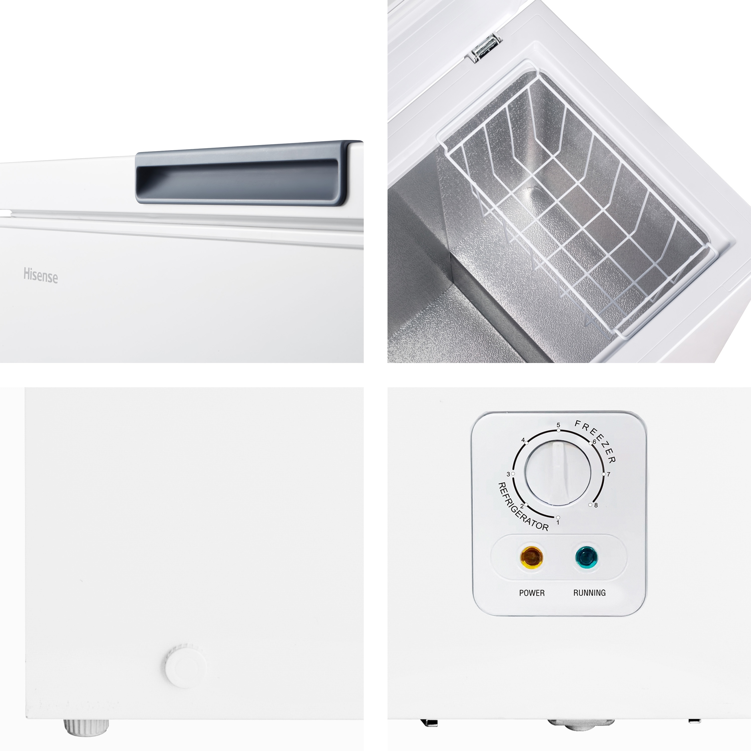 Congelador horizontal Hisense Cíclico/Defrost - FT125D4AWE Blanco-5