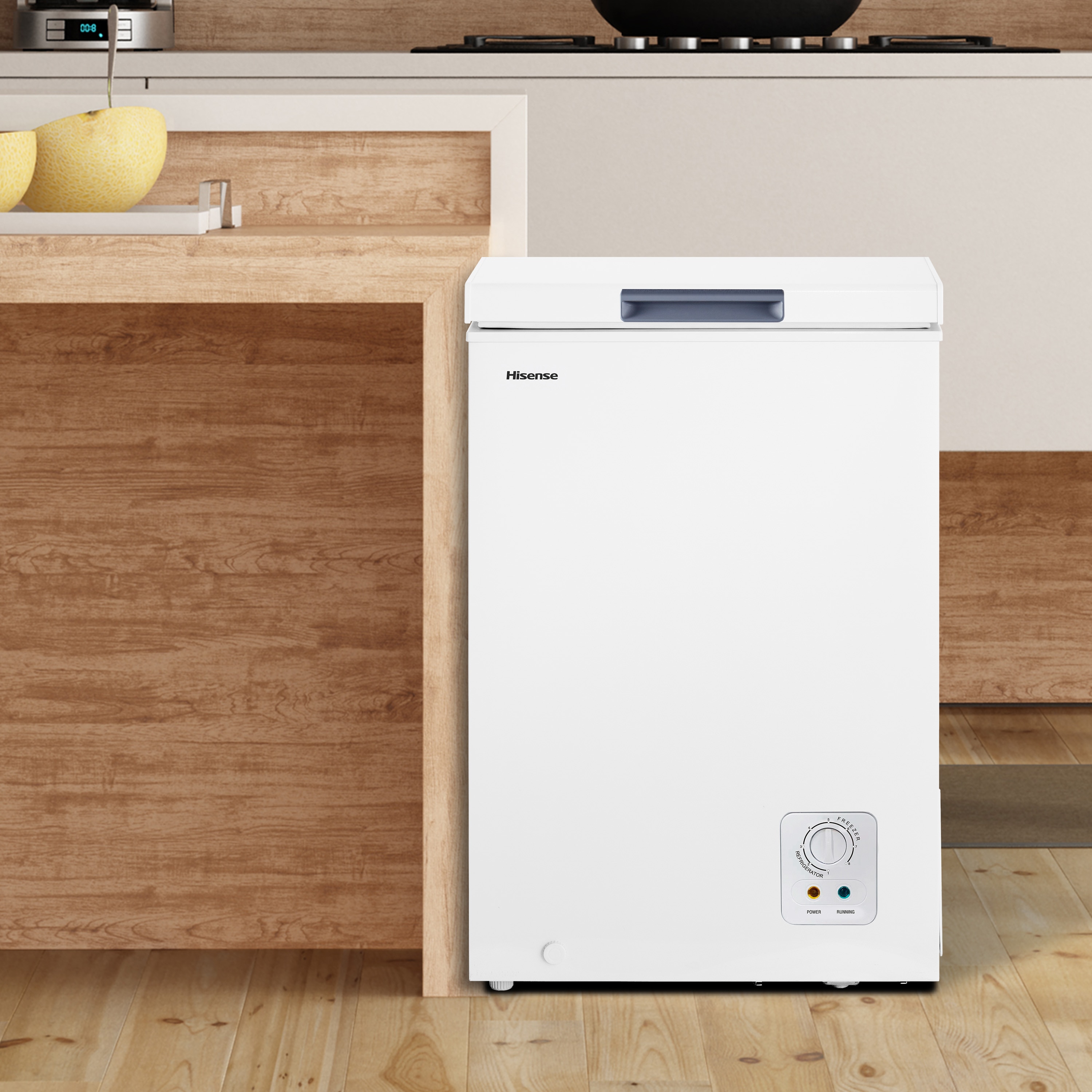 Congelador horizontal Hisense Cíclico/Defrost - FT125D4AWE Blanco-7
