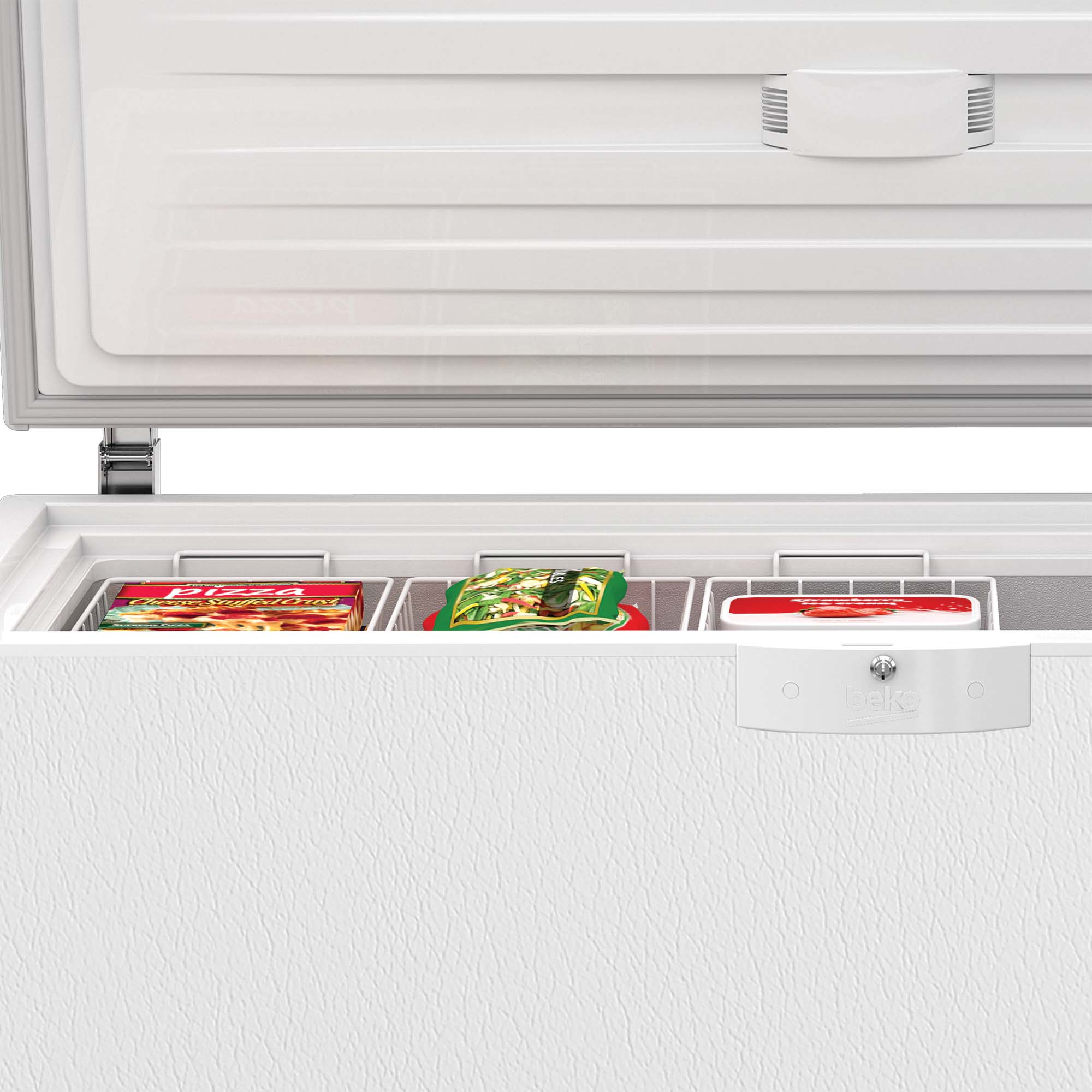 Congelador horizontal Beko descongelación manual - HSM37540 Blanco-3
