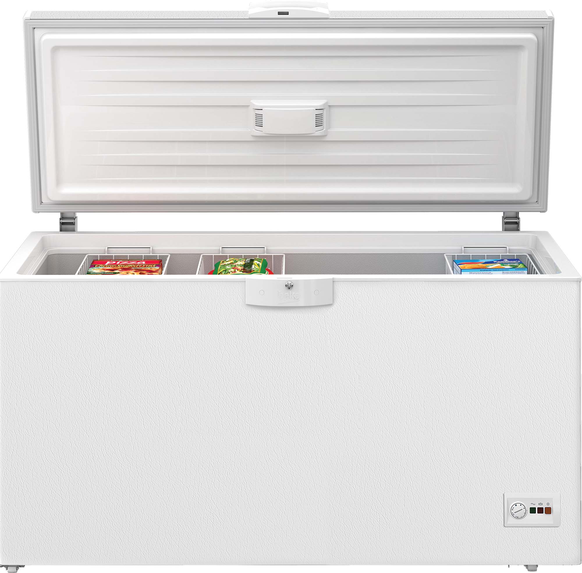 Congelador horizontal Beko Estático - HSM46740 Blanco-2