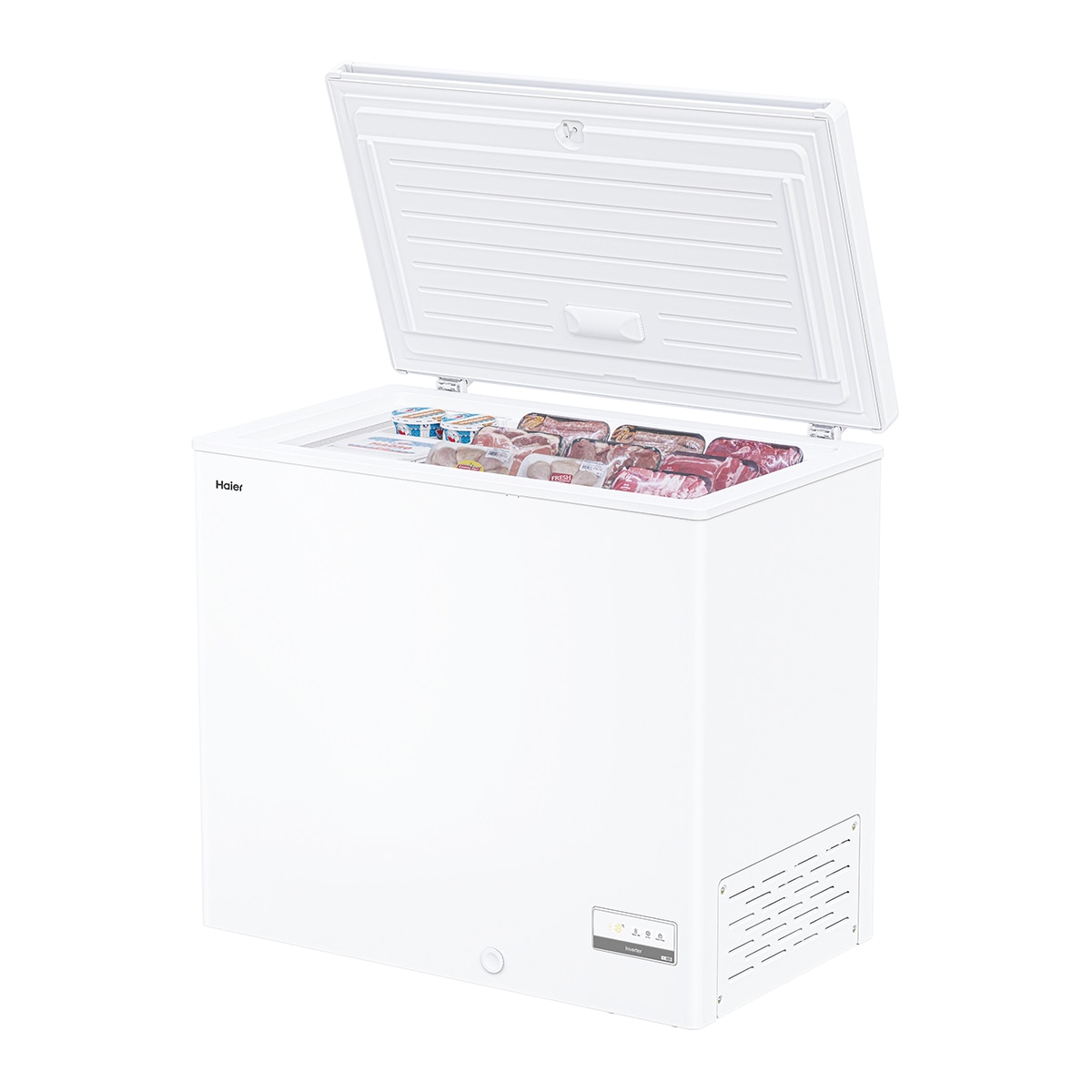 Congelador Horizontal Haier con tirador integrado - HCE200D Blanco-4