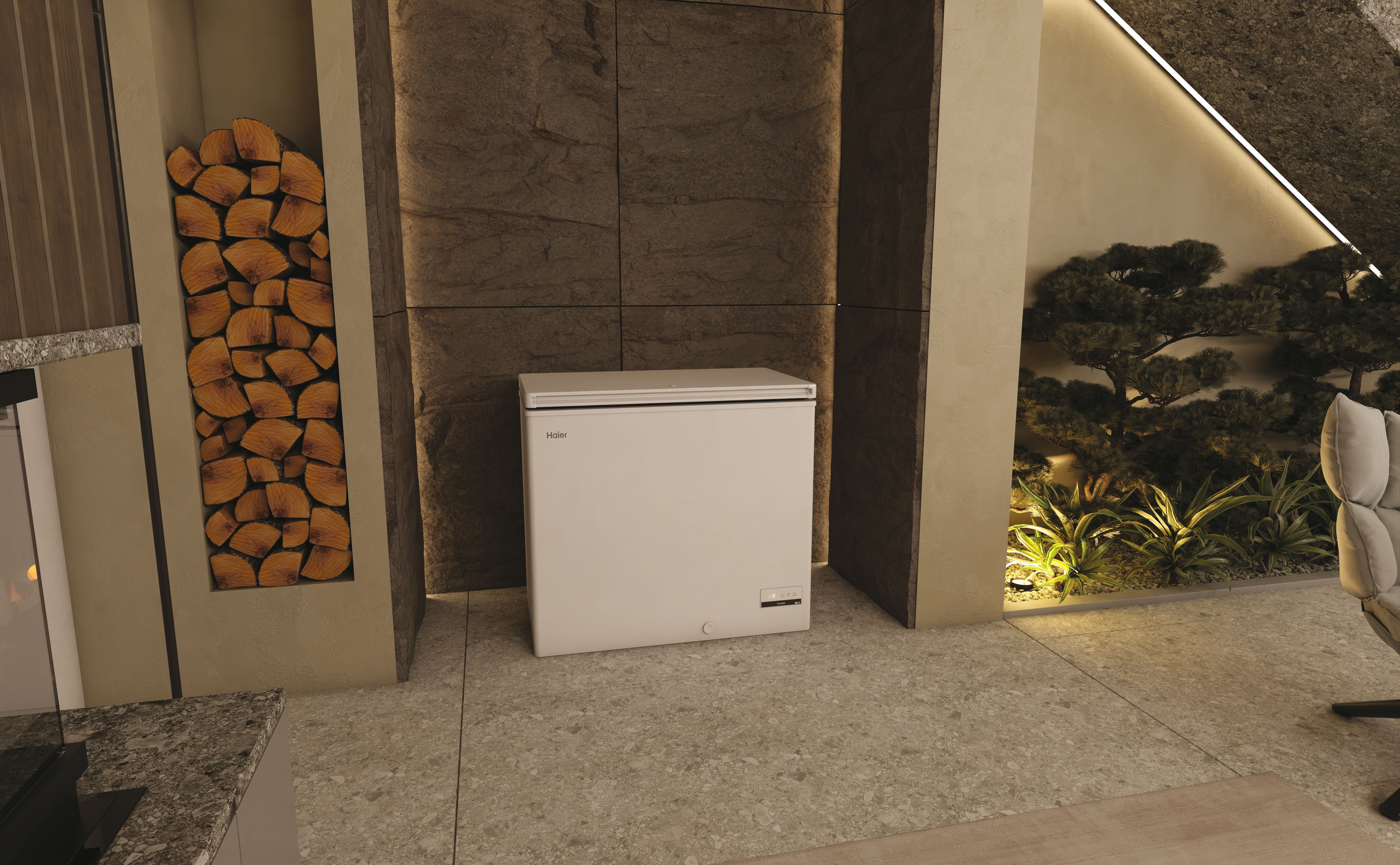 Congelador Horizontal Haier con tirador integrado - HCE200D Blanco-7