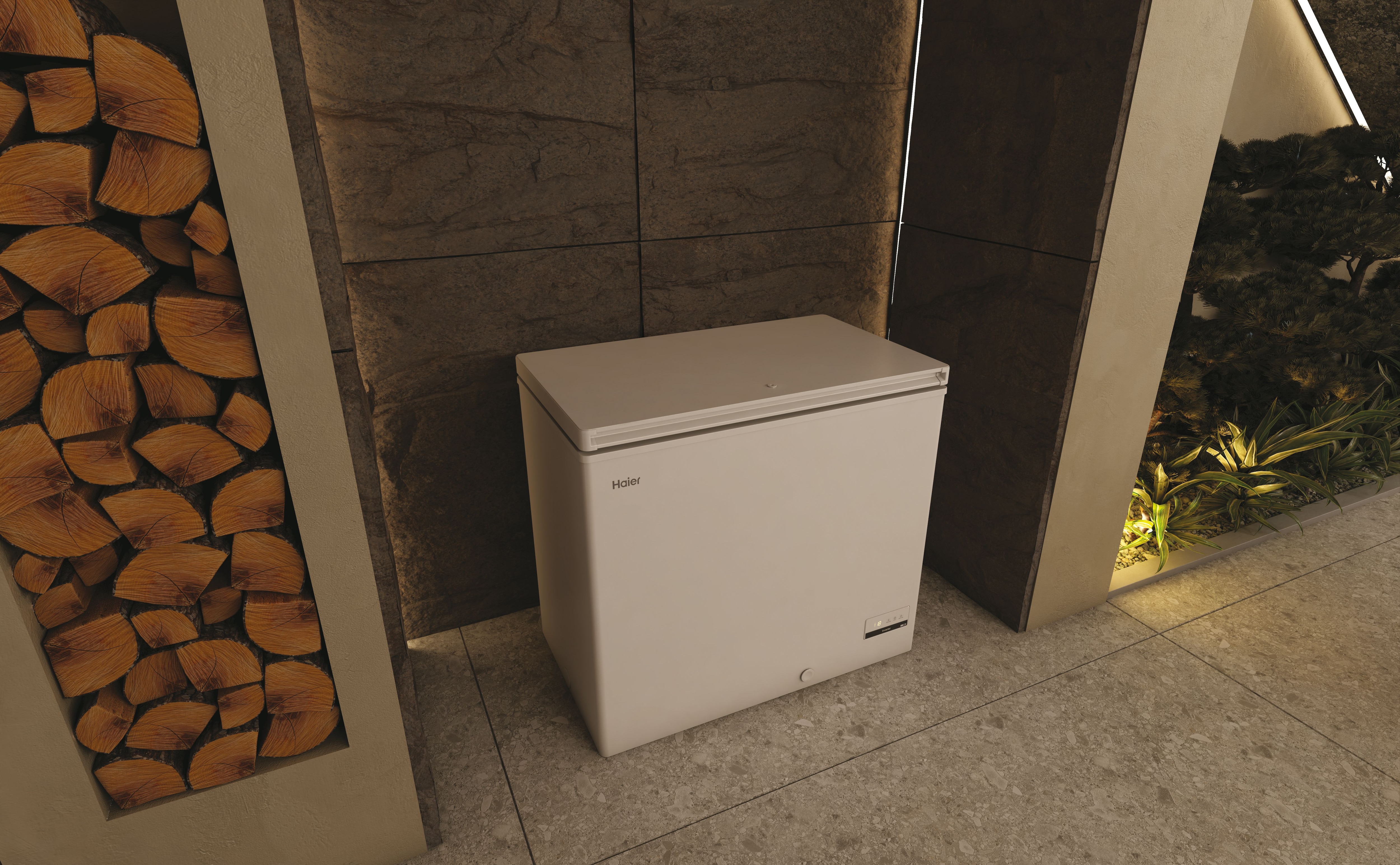 Congelador Horizontal Haier con tirador integrado - HCE200D Blanco-9