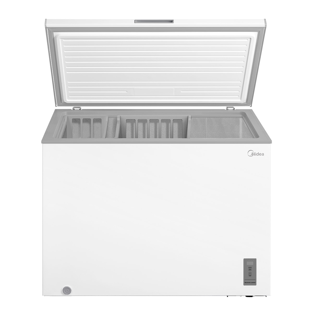 Congelador horizontal Midea, Inverter y tirador integrado - MDRC411FZE01 Blanco-3