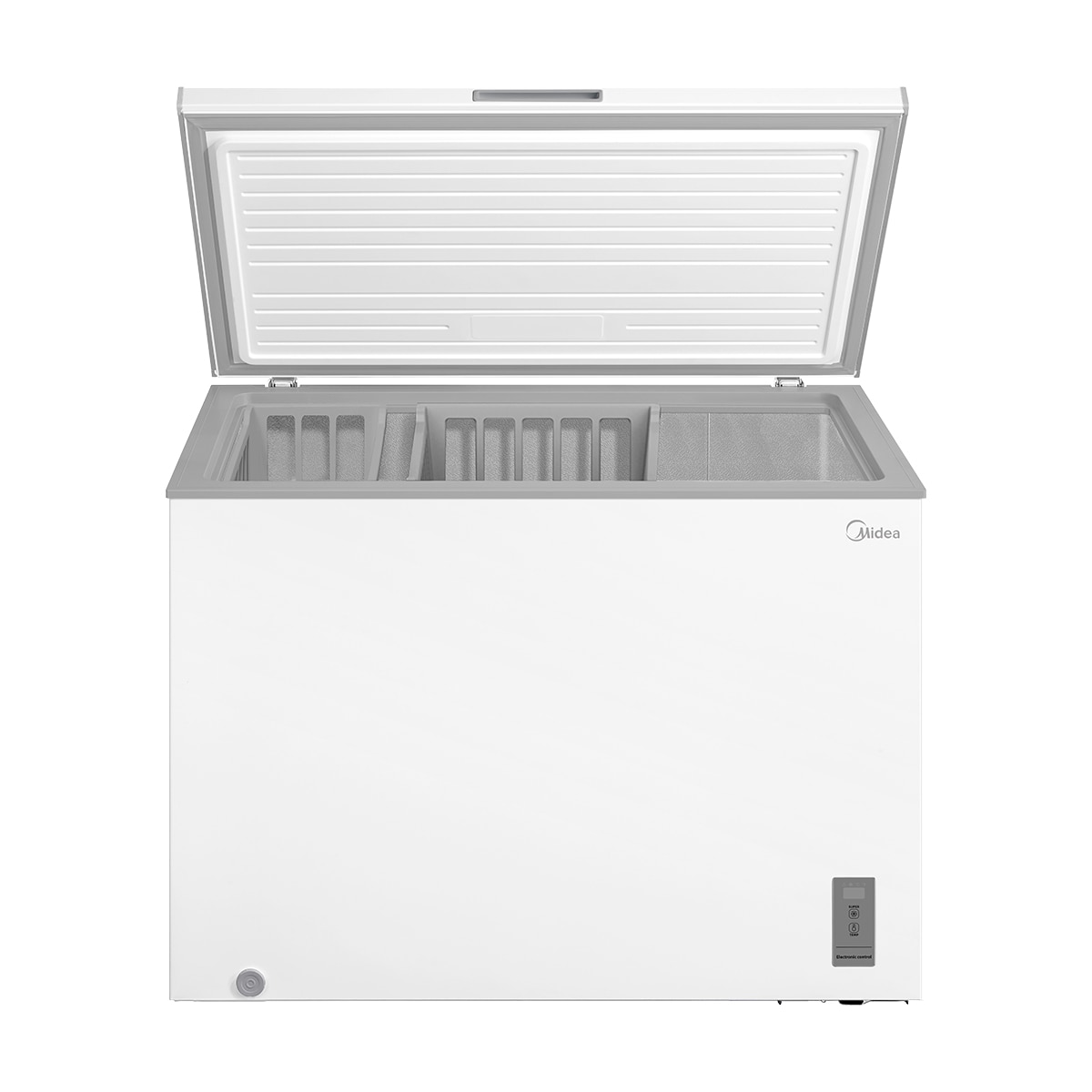 Arca Congeladora Horizontal Midea MDRC411FZE01 Inverter e Puxador Integrado de 293 Litros - Branco Branco-10