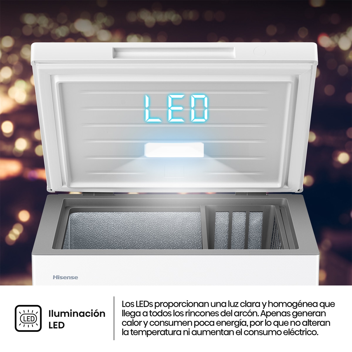 Congelador Horizontal Hisense Cycle Defrost - FT145N1AWDL Blanco-10