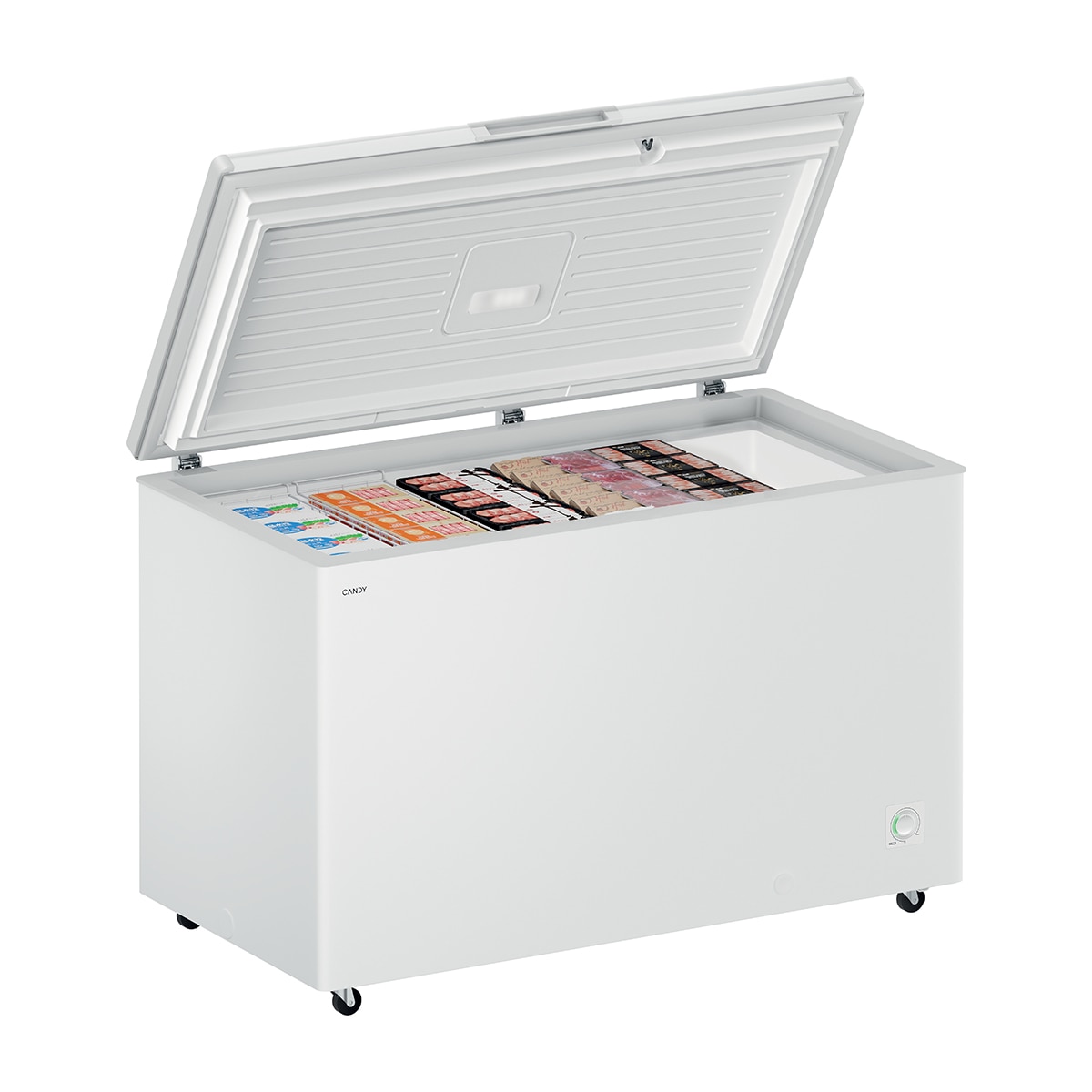 Congelador horizontal Candy convertible a frigorífico - CNCHQ4S420EW - Blanco Blanco-3