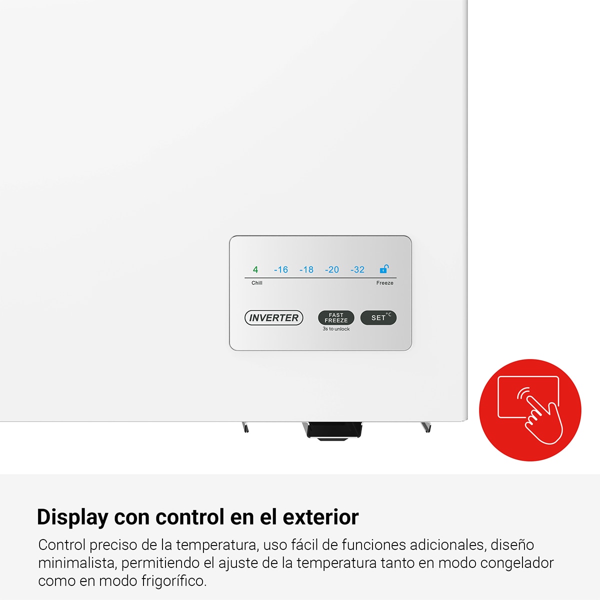 Arca Congeladora Vertical Fagor 3CFH-102 Classic, Compressor Inverter - Branco Branco-8