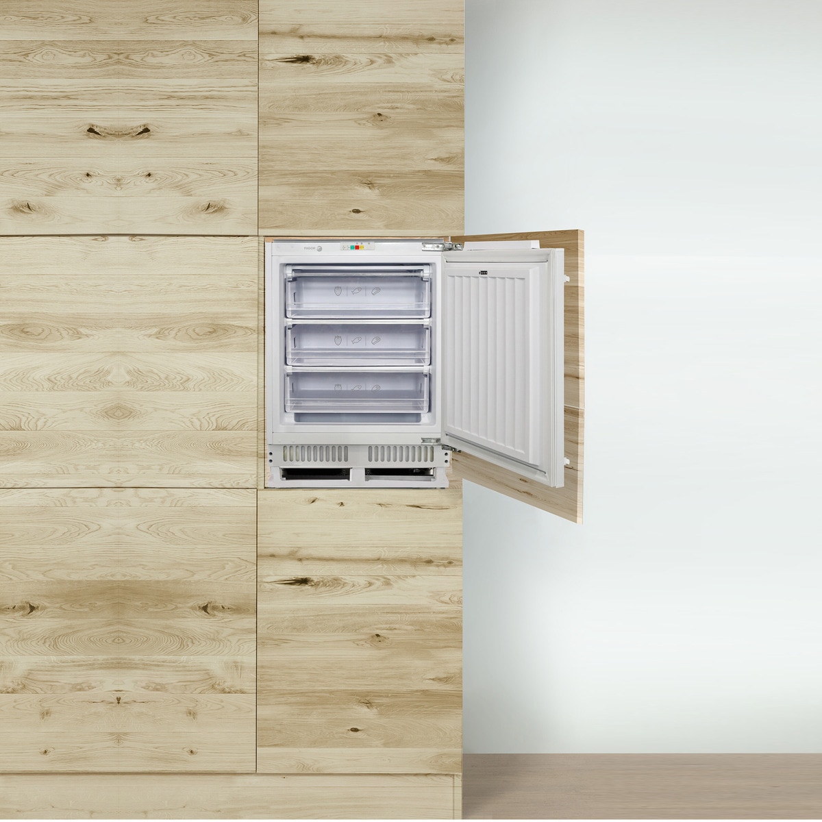 Arca Mini Congeladora Vertical Encastrável Fagor 3CIV-840 de 81,8 cm - Branco Branco-1