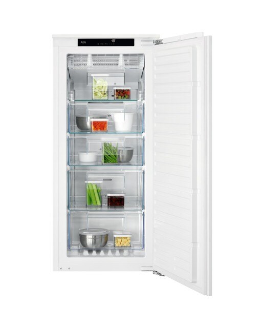 Arca Congeladora Vertical Encastrável AEG Serie 7000 TAB7N12EF No Frost e de 122 cm - Branco 1