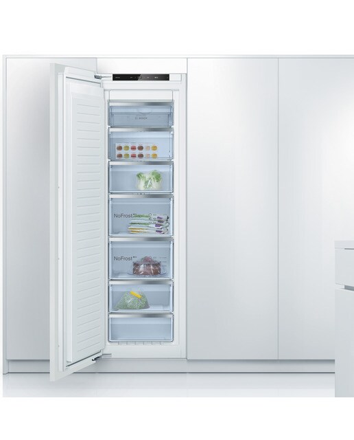 Congelador integrable vertical Bosch Total No Frost - GIN81ACE0 Blanco-3