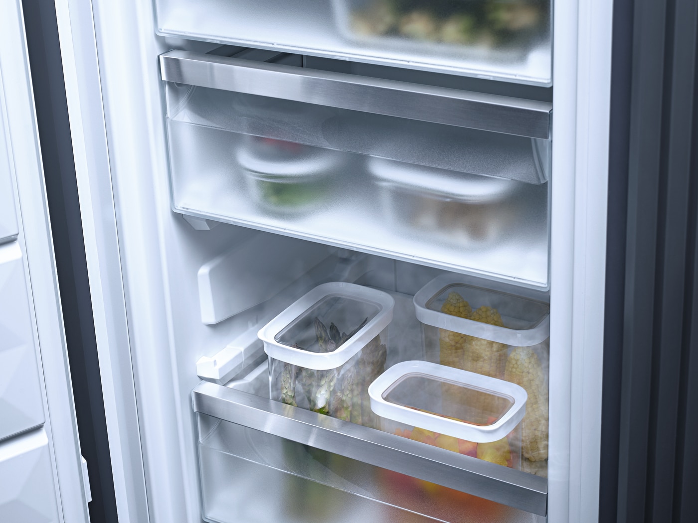 Arca Congeladora Vertical Encastrável Miele FNS 7470 D NoFrost e de 139,5 cm - Branco Branco-6