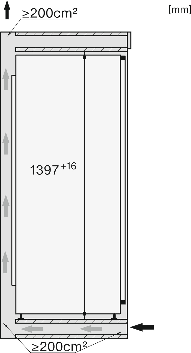 Arca Congeladora Vertical Encastrável Miele FNS 7470 D NoFrost e de 139,5 cm - Branco Branco-9