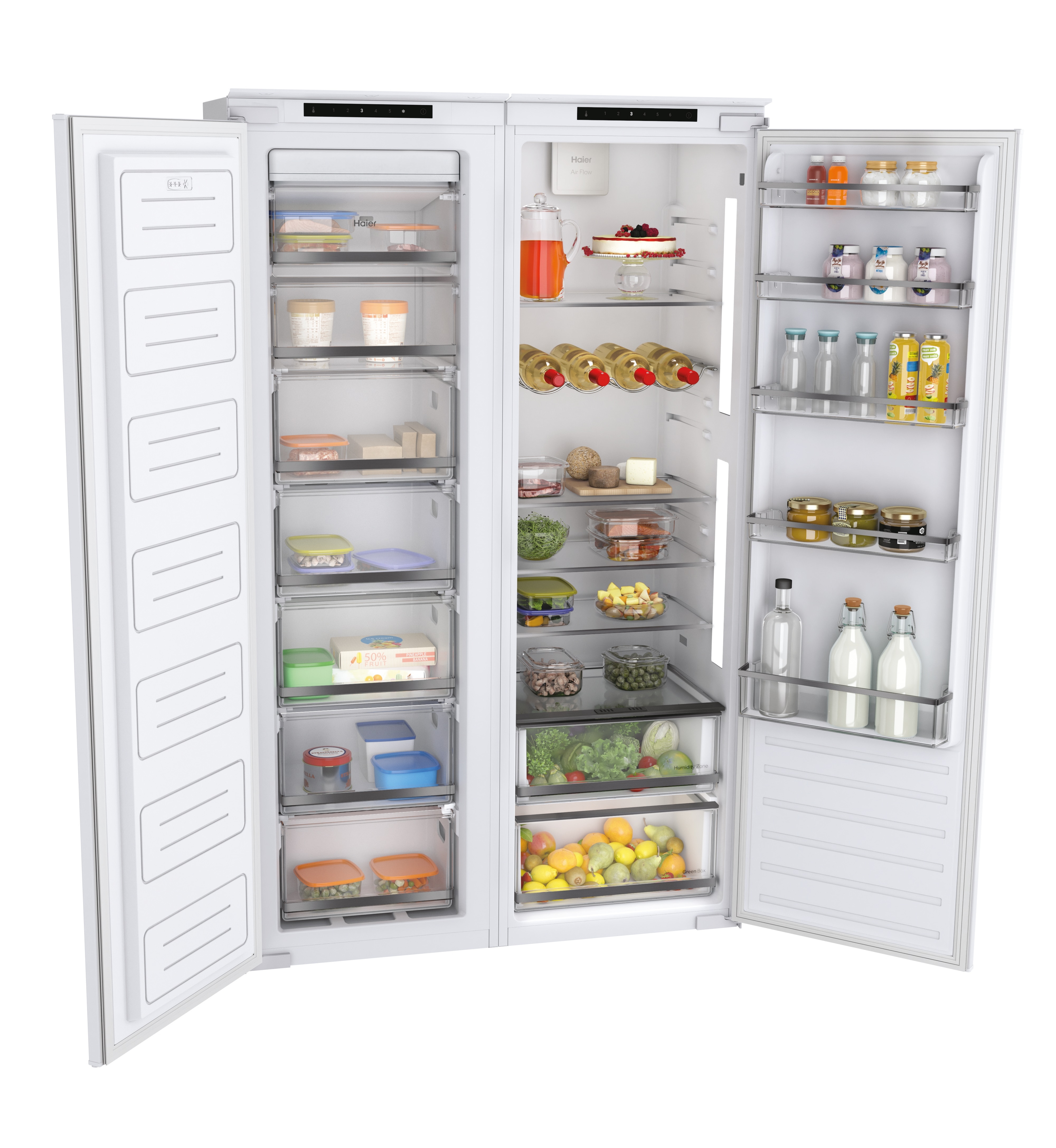 Arca Congeladora Vertical Encastrável Haier HAUN518EW No Frost e de 176,9 cm - Branco Branco-5