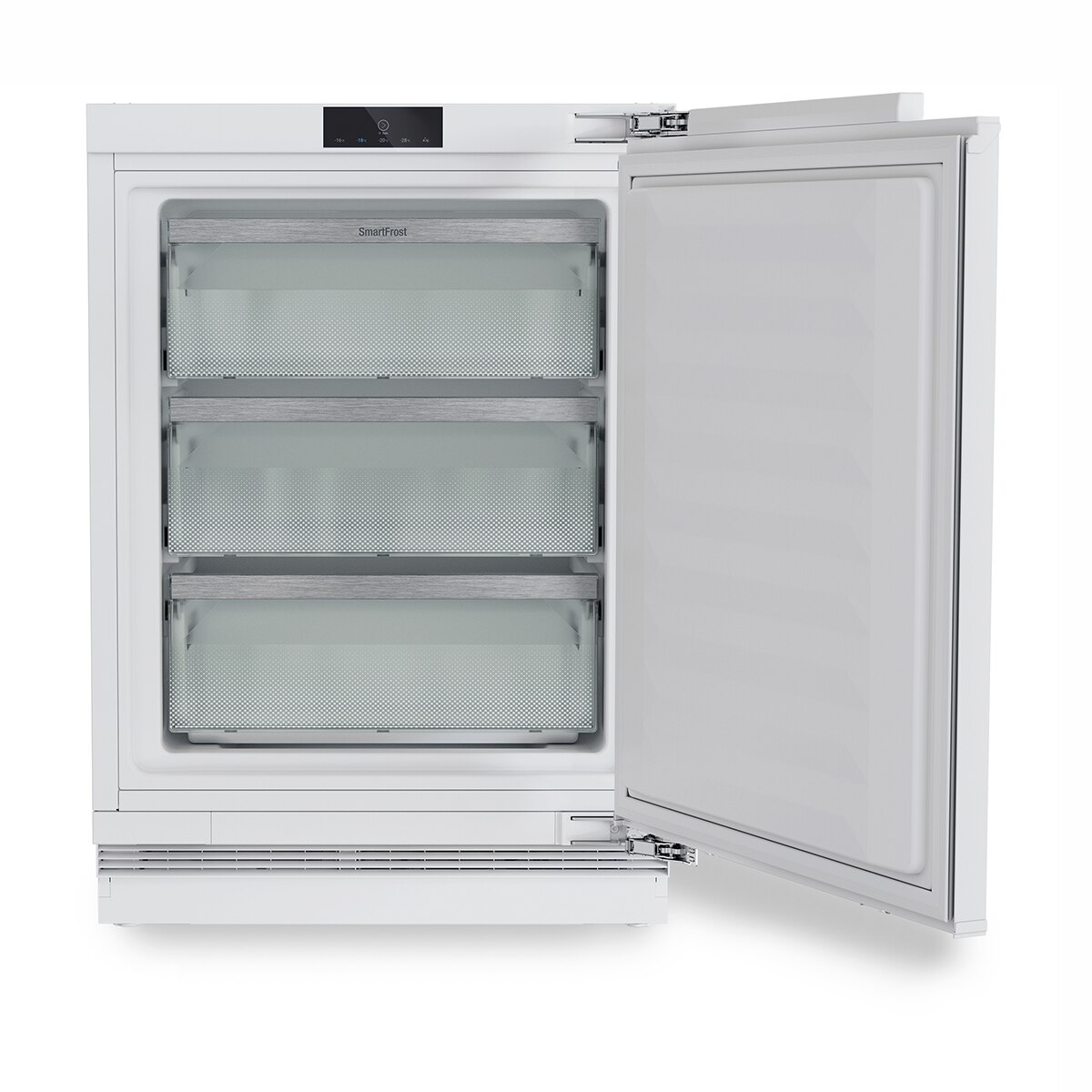 Liebherr – Congelador mini vertical integrable Liebherr SmartFrost, 95 litros, Blanco – SUFc 3703.