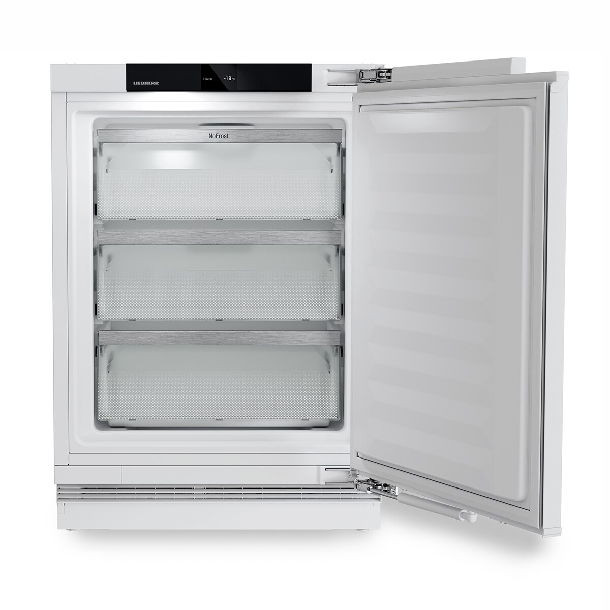 Liebherr – Congelador mini vertical integrable Liebherr SmartFrost, 80 litros, Blanco – SUFNc 375i.