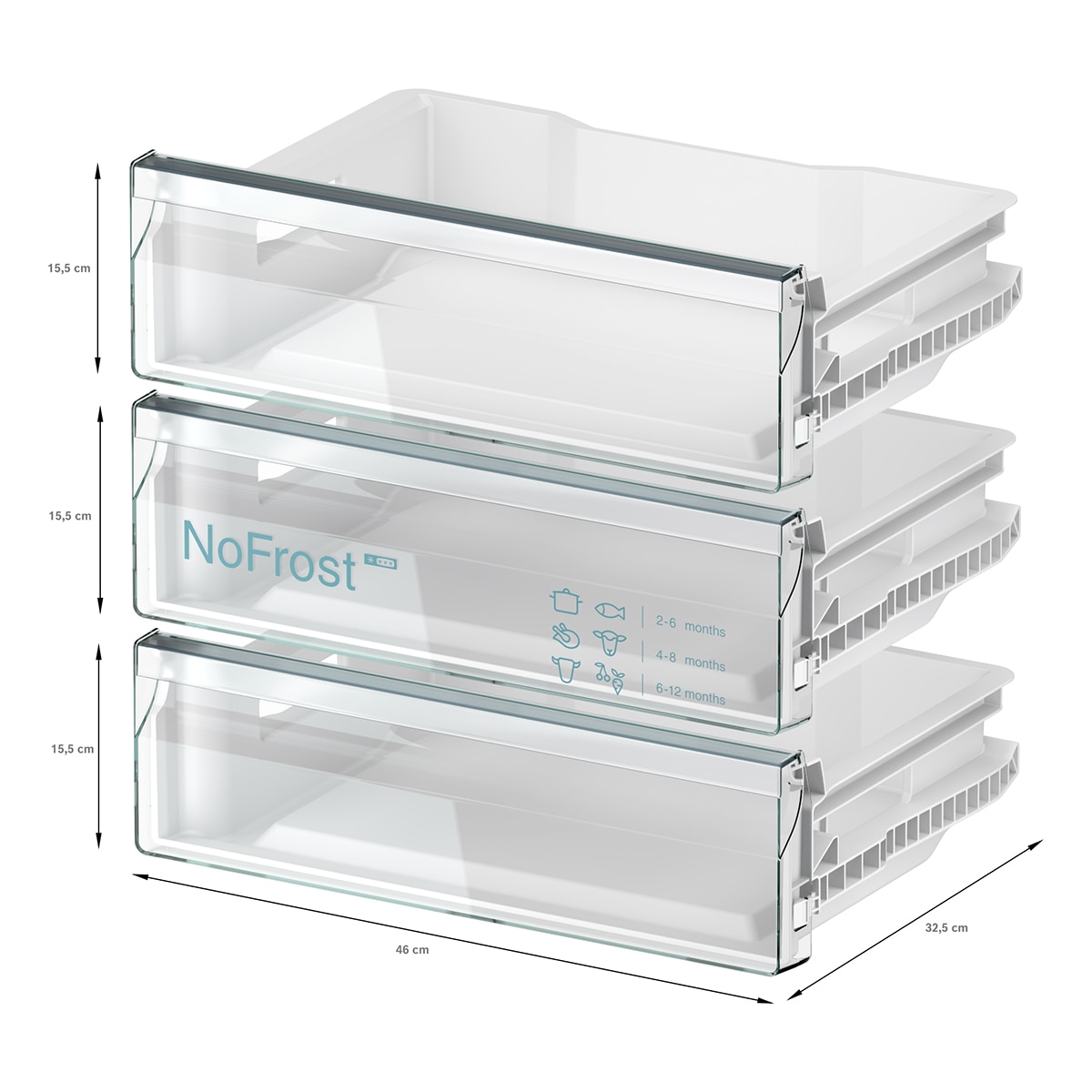 Congelador integrable mini Balay, NoFrost - 3GUE033F - Blanco Blanco-2