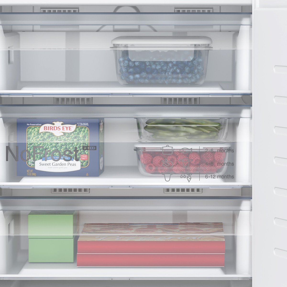 Congelador integrable mini Balay, NoFrost - 3GUE033F - Blanco Blanco-4